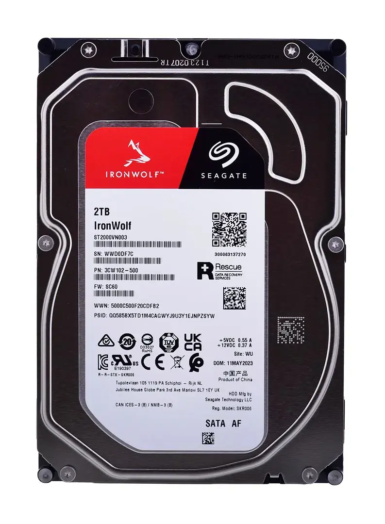 "Seagate IronWolf ST2000VN003", 3,5", 2000 GB, 5400 aps/min