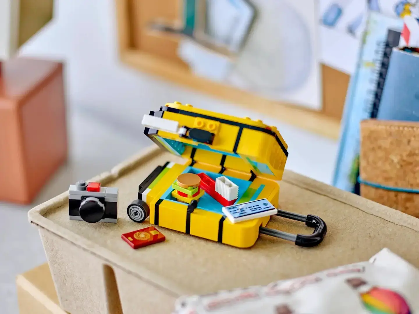 LEGO 40817 Yellow Travel Suitcase