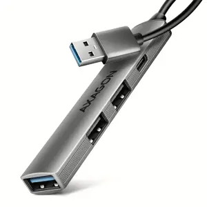 AXAGON ALU STRIP USB-A 4 port hub | HUE-STA