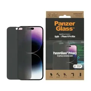 "PanzerGlass" ekrano apsauga, "Apple", "iPhone 14 Pro Max", Stiklas, Juodas, Privatumas