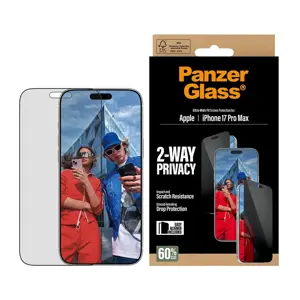 PanzerGlass Screen protector | Apple | iPhone 17 Pro Max | Glass | Transparent | Ultra-Wide Fit w. …