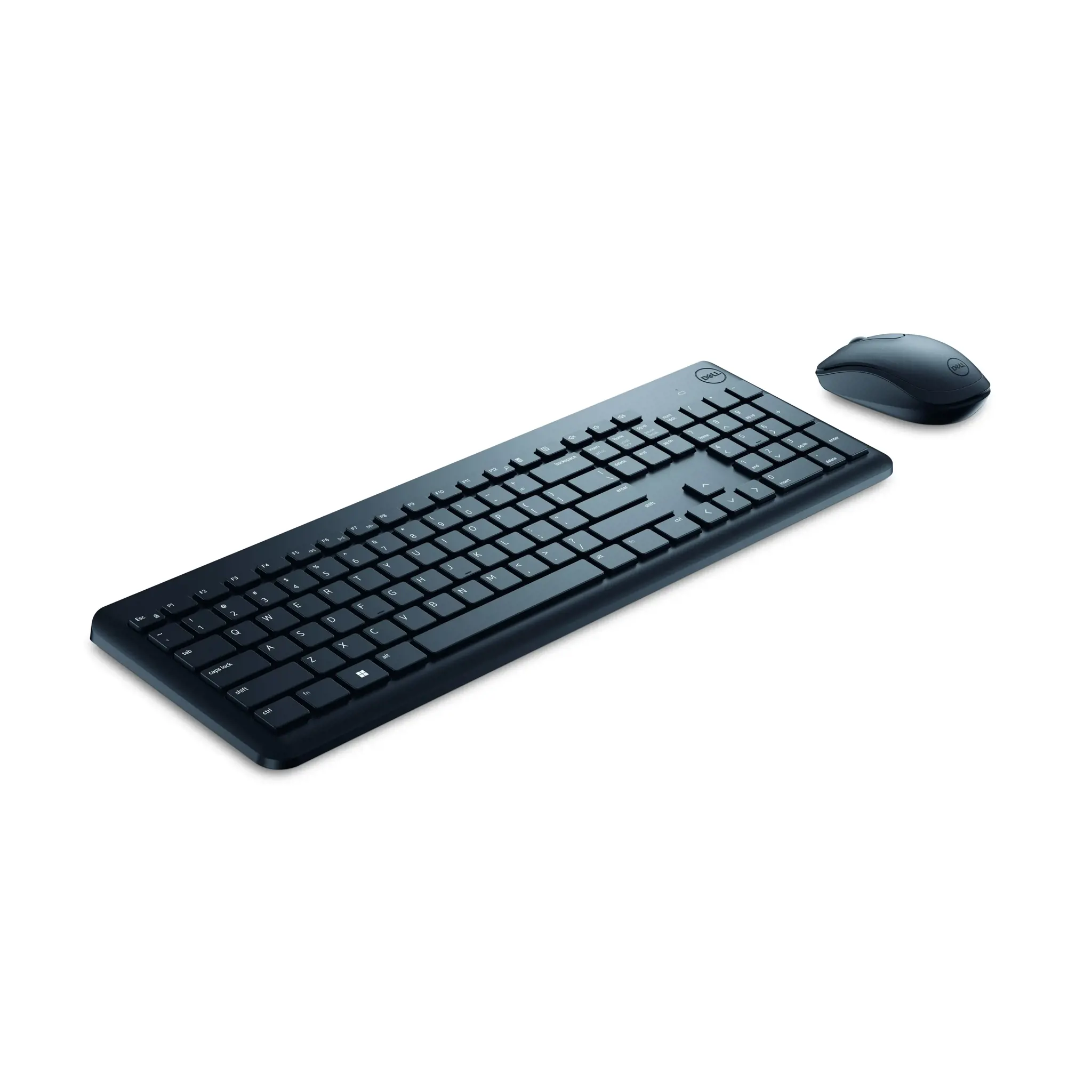 DELL KM3322W, Full-size (100%), Wireless, RF Wireless, Black, Mouse included
