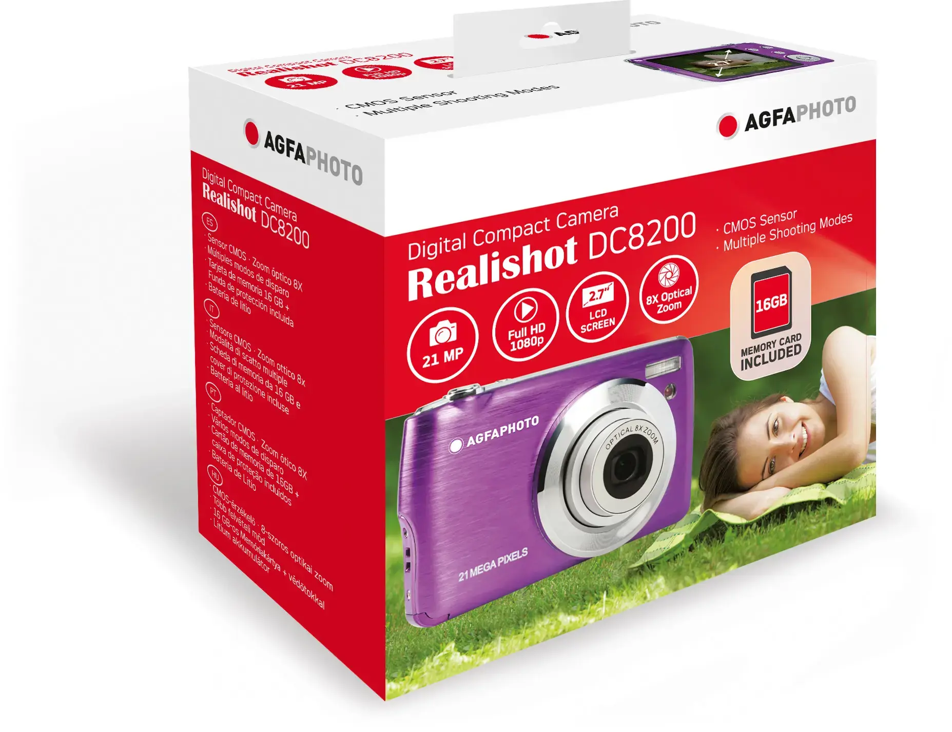 AgfaPhoto DC8200 purpurinės spalvos