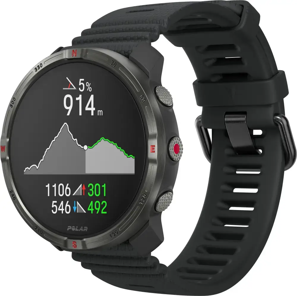Polar Grit X2 S/L, black