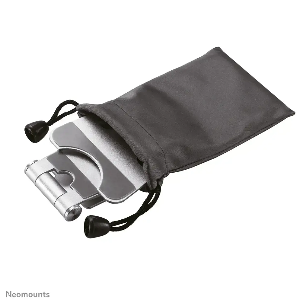 "Neomounts by Newstar" sulankstomas telefono stovas, Mobilusis telefonas / išmanusis telefonas, Pasyvus laikiklis, Stalas, Vidinis, Sidabrinis