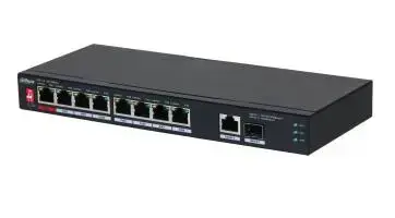 NET SWITCH 10PORT 8POE/PFS3110-8ET1GT1GF-96 DAHUA