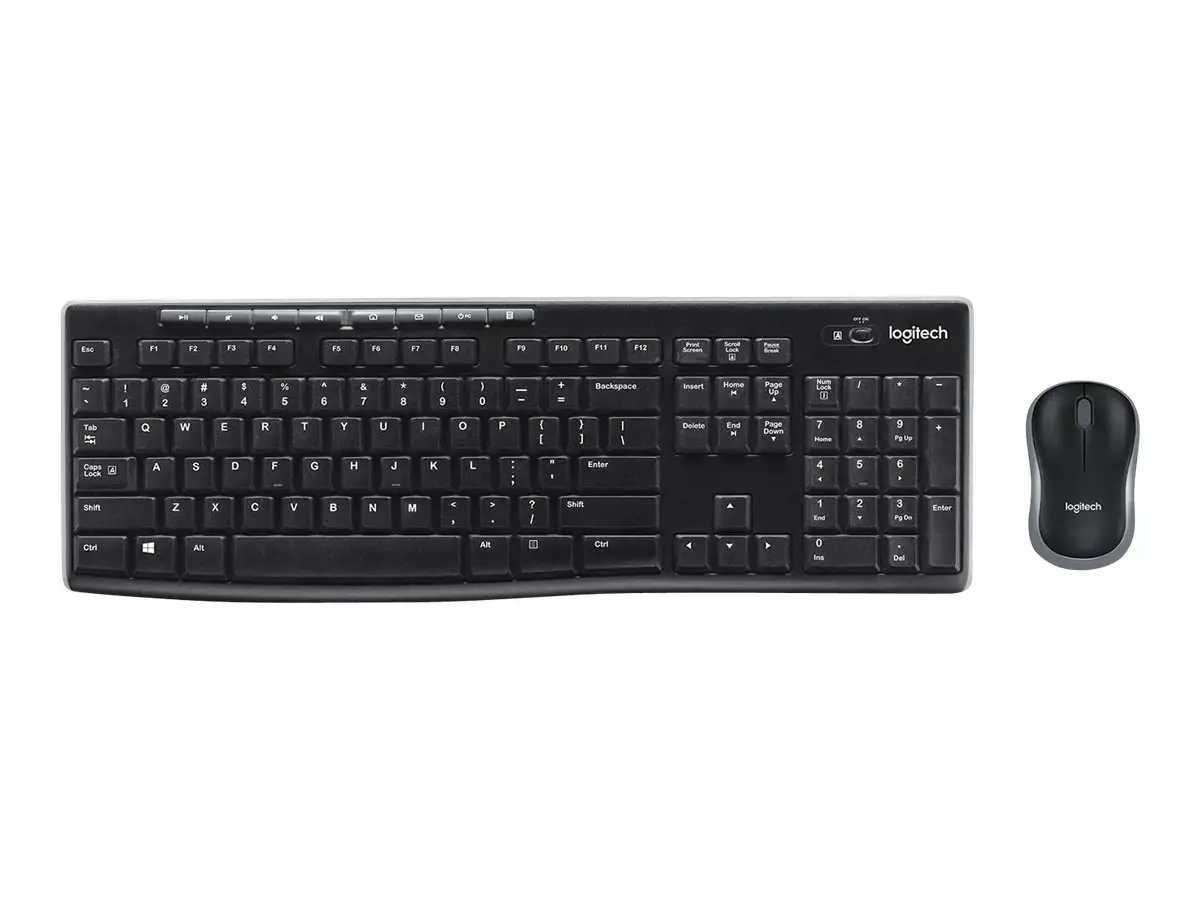 LOGITECH Wireless Desktop MK270 Int išdėstymas