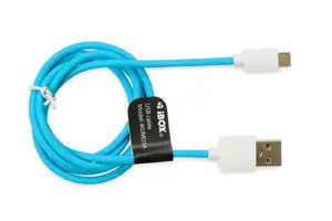 IBOX microUSB duomenų + maitinimo kabelis 1 m