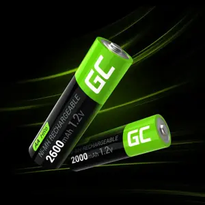 GREENCELL GR05 žaliasis elementas 2x akumuliatorius AA HR6 2600mAh