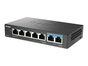 D-Link DMS-107/E, nevaldomas, Gigabit Ethernet (10/100/1000)
