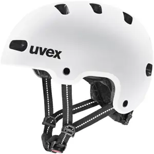 UVEX Kid 4 55–58 cm – children’s cycling helmet White Matt