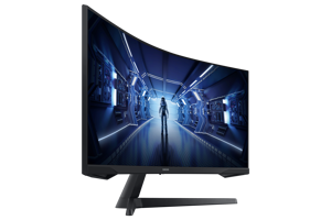 "Samsung Odyssey C34G55TWWP", 86,4 cm (34"), 3440 x 1440 taškų, "UltraWide Dual Quad HD", LED, 1 ms, juoda