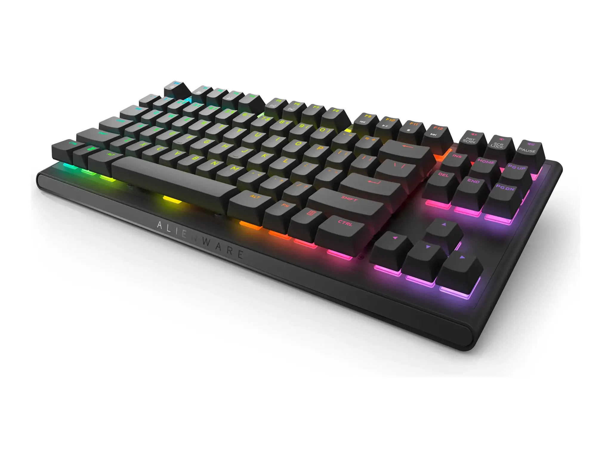 "Alienware AW420K", be raktų (80-87%), USB, mechaninis, RGB LED, juodas