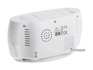 Adler AD 1186W alarm clock Digital alarm clock Black, White