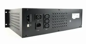 GEMBIRD UPS-RACK-1200 UPS 19 colių 3.4U 1200VA 2xIEC 2x Schuko 230V USB LCD