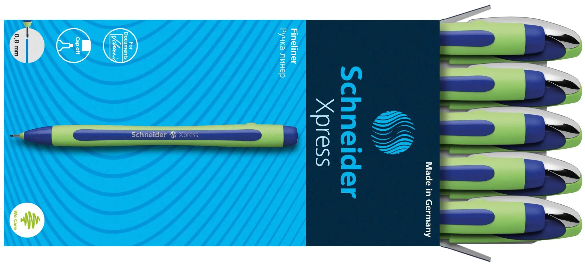 Rašiklis SCHNEIDER XPRESS, 0,8 mm.