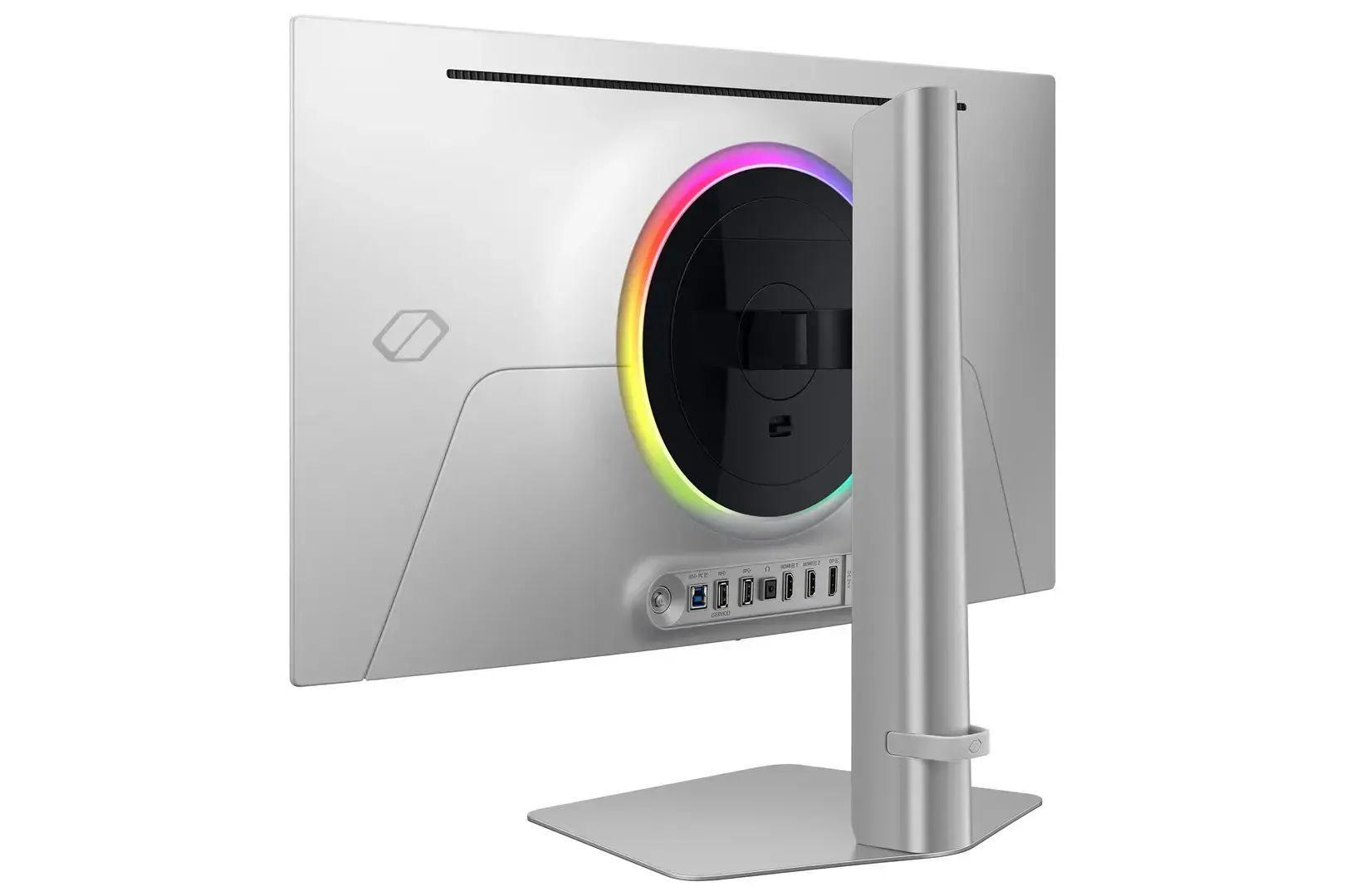 Samsung G60SD computer monitor 68.6 cm (27") 2560 x 1440 pixels Quad HD OLED Silver