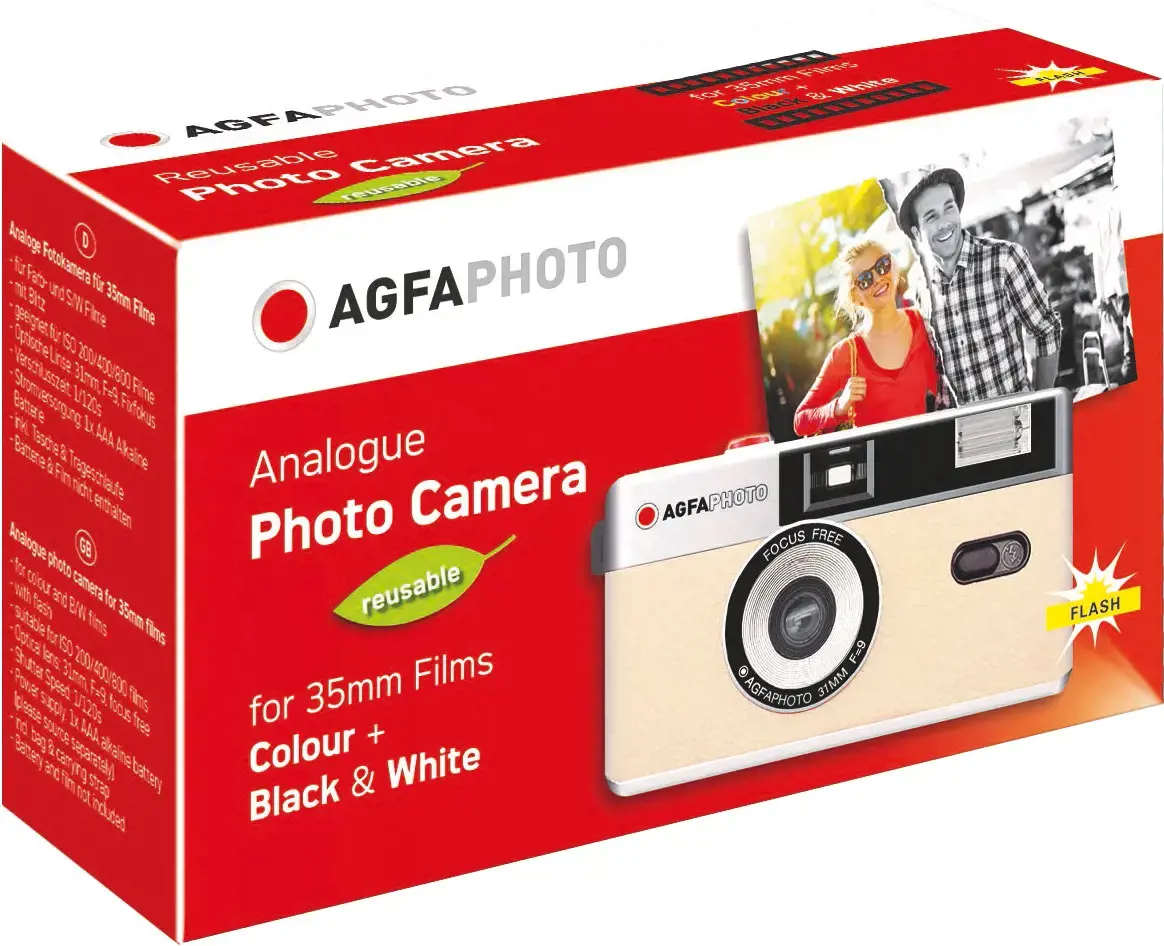 AGFAPHOTO REUSABLE CAMERA 35MM BEIGE