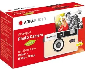 AGFAPHOTO REUSABLE CAMERA 35MM BEIGE