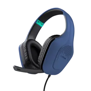 Trust GXT 415B Zirox, Wired, Gaming, 20 - 20000 Hz, 253 g, Headset, Blue