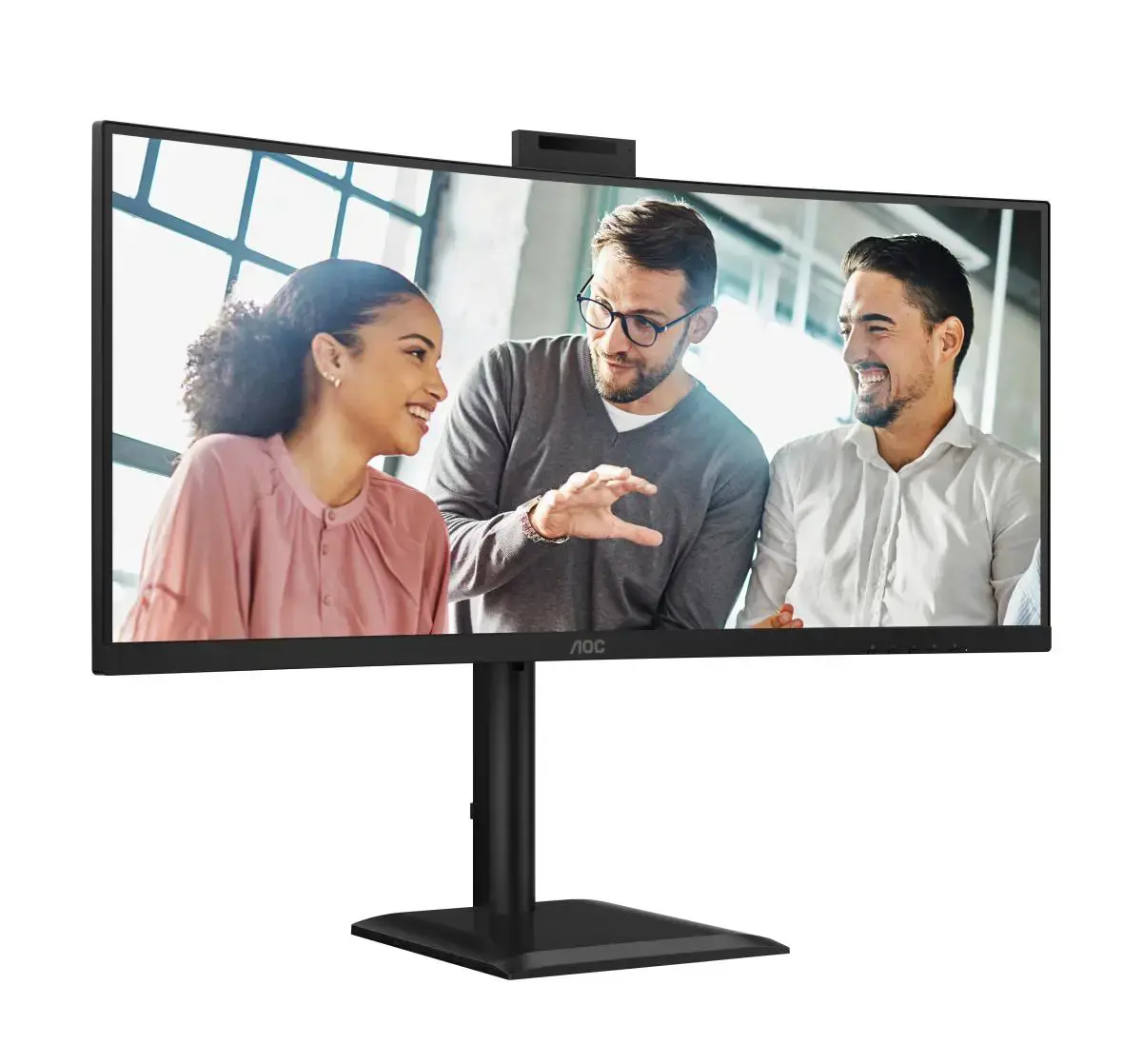 AOC CU34E4CW | 34 " | VA | UWQHD | 120 Hz | 4 ms | 3440 x 1440 pixels | 350 cd/m² | HDMI ports quantity 2 | Black