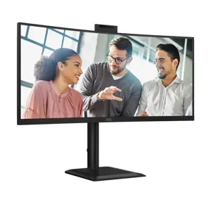 AOC CU34E4CW | 34 " | VA | UWQHD | 120 Hz | 4 ms | 3440 x 1440 pixels | 350 cd/m² | HDMI ports quantity 2 | Black