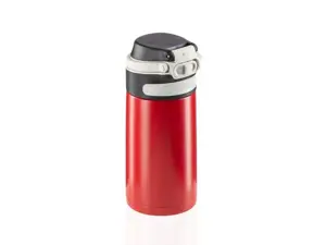 Leifheit 03245 travel mug 350 ml Black, Red Stainless steel