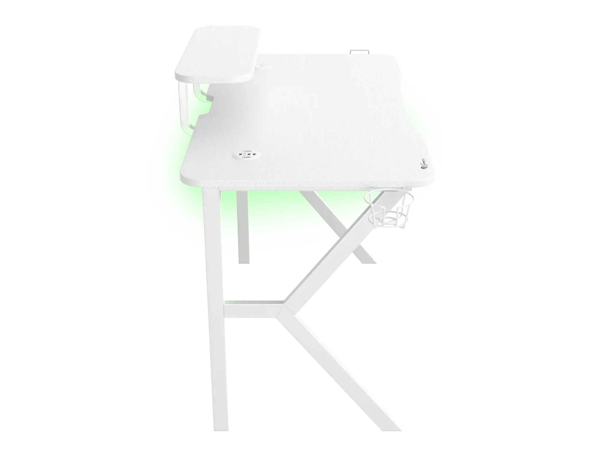 Žaidimų stalas Genesis Holm 320 RGB, Balta