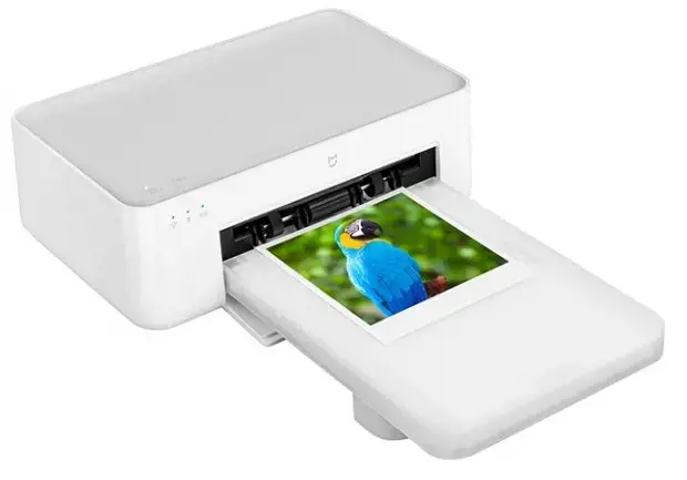 "Xiaomi" momentinių nuotraukų spausdintuvo 1S rinkinys ES spalvotas, terminis, "Wi-Fi", baltas