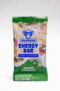 Energinis batonėlis CHIMPANZEE, su šokoladu ir bananais, 55 g