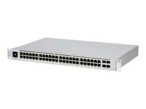 UBIQUITI USW-48-POE UniFi valdomas komutatorius gen2 32x Gigabit POE+ prievadai / 16x Gigabit POE prievadai / 4x SFP 1GB prievadai 32W vienam prievadui