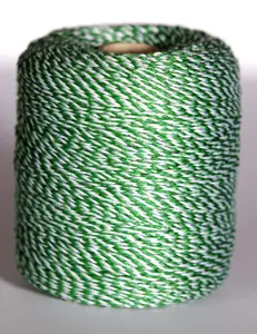Notarinis siūlas, žalia/balta.