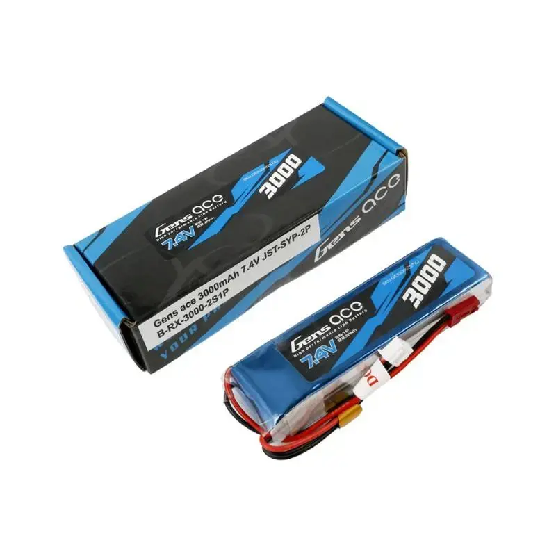Akumuliatorius Gens Ace 3000mAh 7.4V 1C 2S1P LiPo