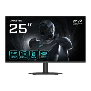 GIGABYTE G25F2A 25" FHD Gaming Monitor - 1920 x 1080, 240Hz, 1ms, 300 cd/m², Display HDR 10, HDMI 2…