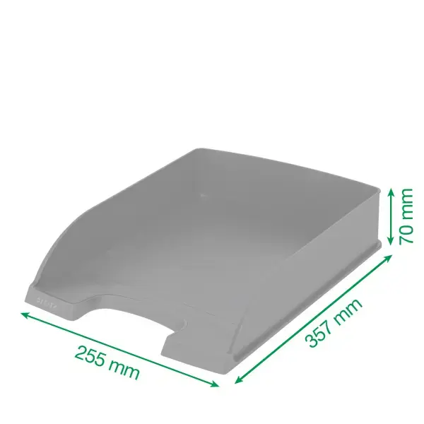 Padėklas dokumentams Leitz Recycle, A4, raudonas