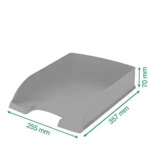 Padėklas dokumentams Leitz Recycle, A4, raudonas