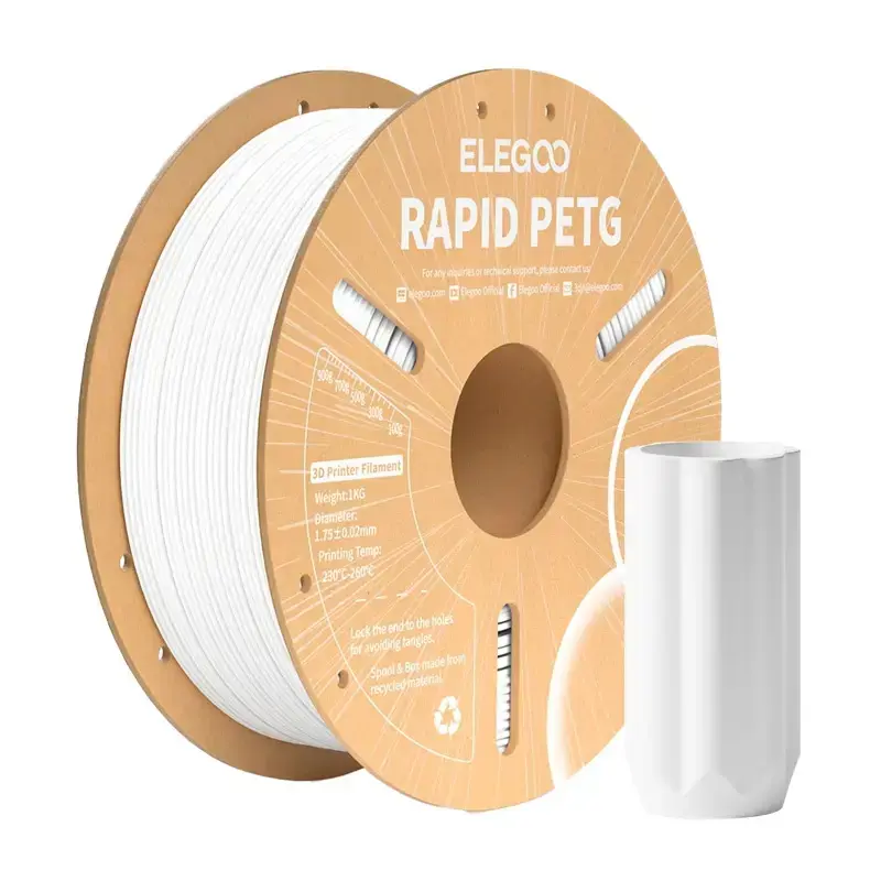 ELEGOO Rapid PETG Filament (White)