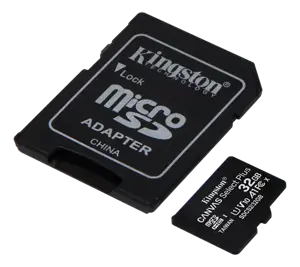 KINGSTON 32GB micSDHC Canvas Select Plus 100R A1 C10 Two Pack + Single ADP