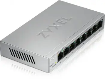 Zyxel GS1200-8, valdomas, Gigabit Ethernet (10/100/1000), dvipusis duomenų perdavimas