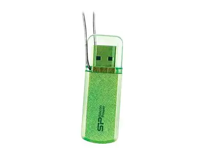 "Silicon Power" 8GB "Helios 101", 8 GB, USB Type-A, 2.0, dangtelis, 10 g, žalias
