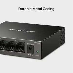 Mercusys MS105GS 5-Port Gigabit Desktop Šakotuvas