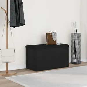 Laikymo suolas Juodasis Ąžuolas 80x40x45 cm Inžinerinė mediena