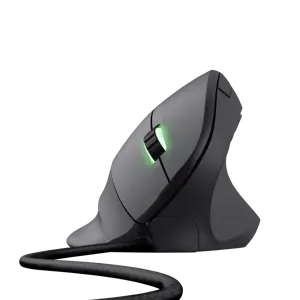 "Trust GXT 144 Rexx", dešinioji ranka, vertikalus dizainas, optinis, A tipo USB, 10000 DPI, juodas