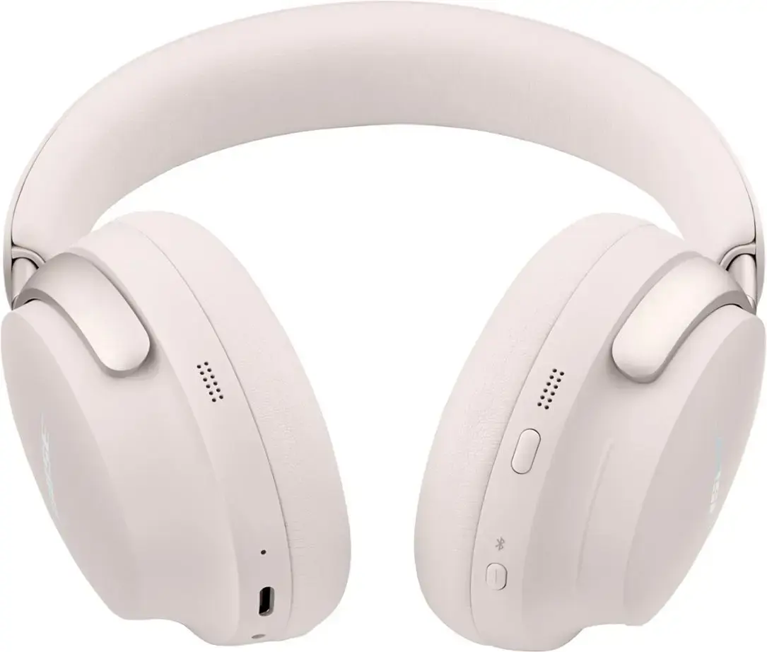 "Bose" belaidės ausinės "QuietComfort Ultra", baltos spalvos