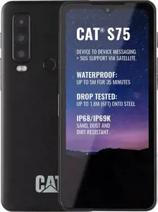 Mobilusis telefonas CAT S75, 128 GB, Juoda