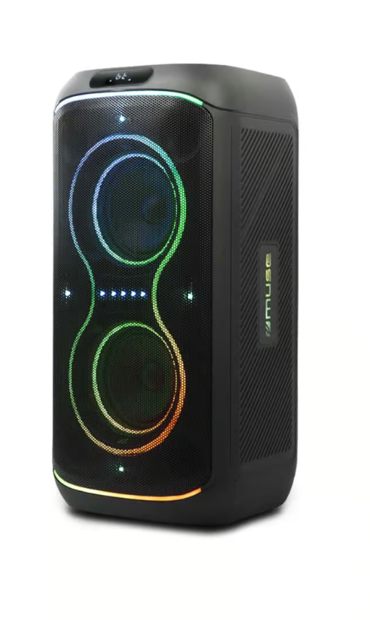 Muse M-1930 DJ Bluetooth Party Box Speaker, Black | Muse