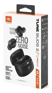 JBL Tune Buds 2 Belaidės ausinės Earbuds, Bluetooth, Juoda