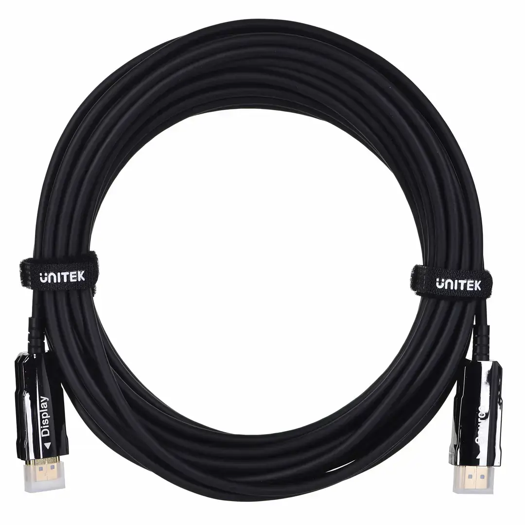 UNITEK C11072BK-10M optinis kabelis HDMI 2.0 AOC 4K 60Hz 10 m