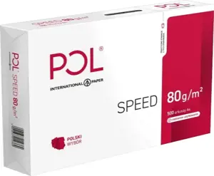 A4 Biuro popierius INTERNATIONAL PAPER POL speed, 80 g/m², 500 psl.
