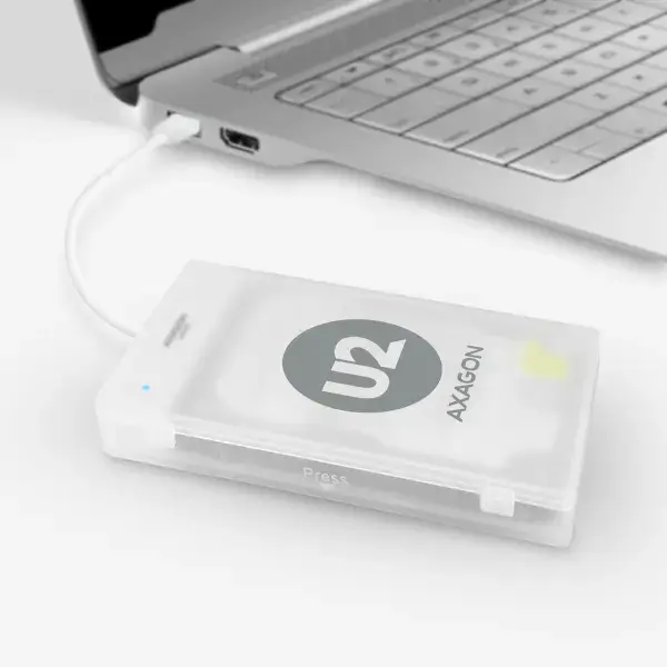 AXAGON ADSA-1S USB2.0 - SATA HDD išorinis adapteris su 2,5" korpusu